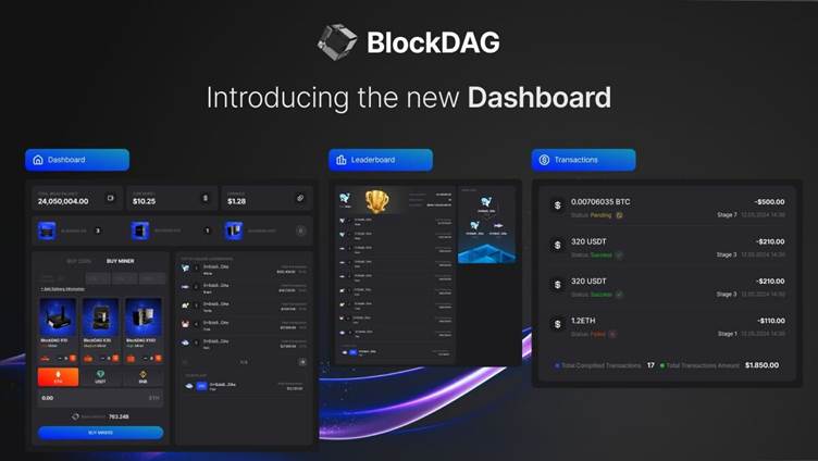 blockdag's-impressive-$33.5m-presale-and-enhanced-dashboard-surpass-solana-blockchain-&-vechain-price